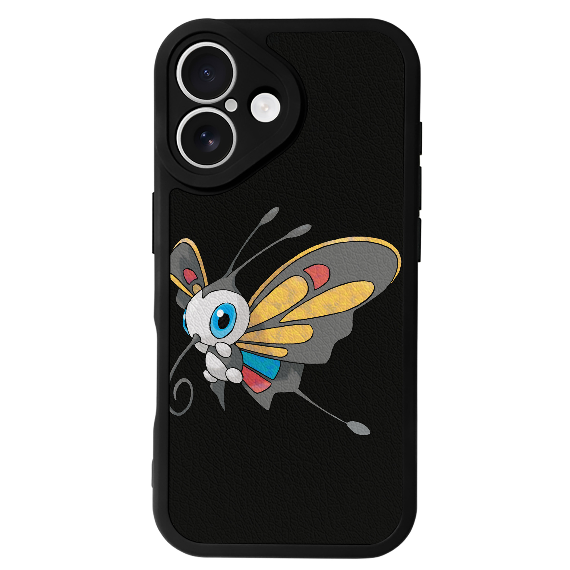 （画像用） ポケットモンスター Pokémon 【iPhone 16シリーズ対応】シリコンスマホケース（レザー調） 材質：シリコン